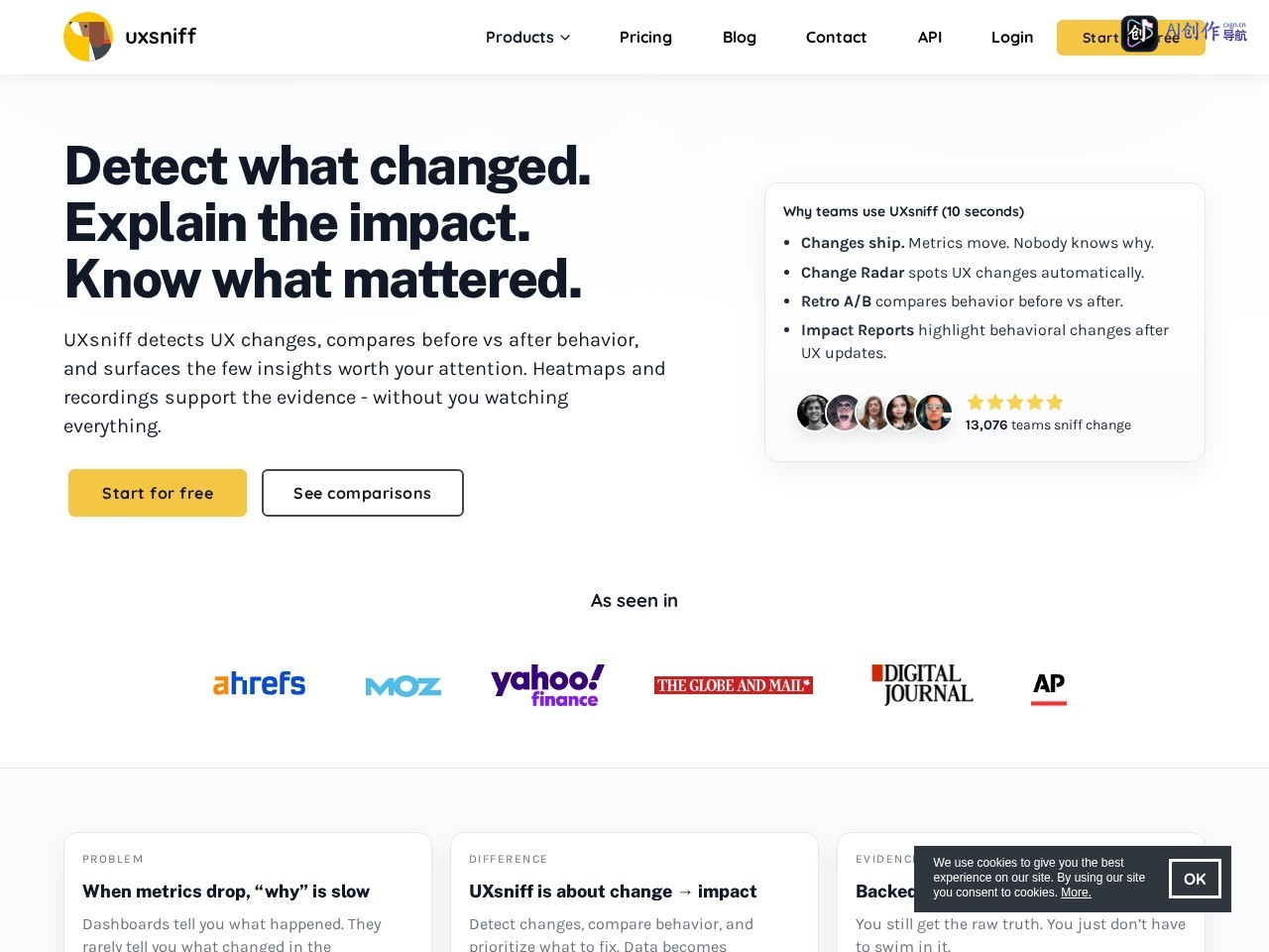 UXsniff 网站截图