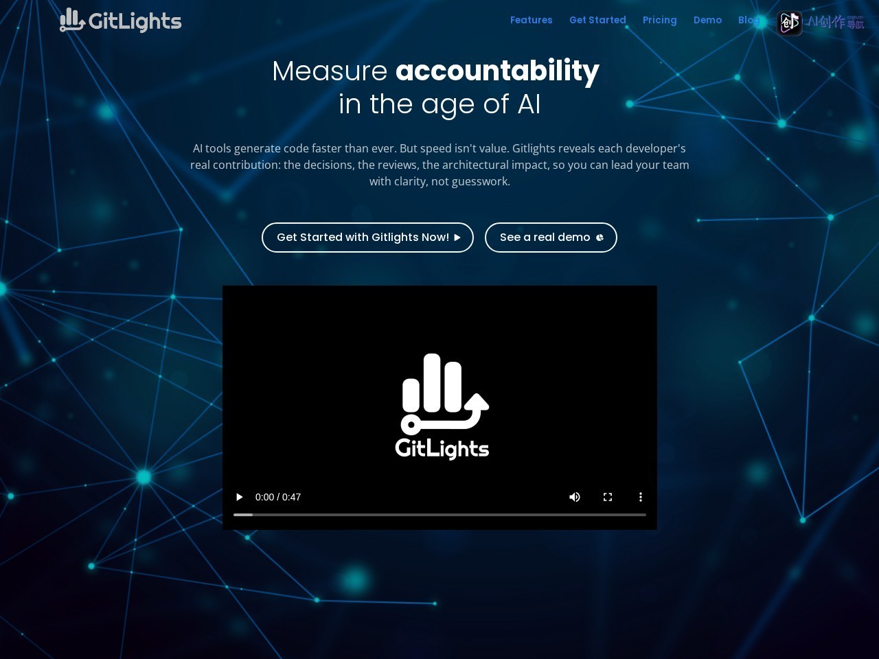 Gitlights 网站截图