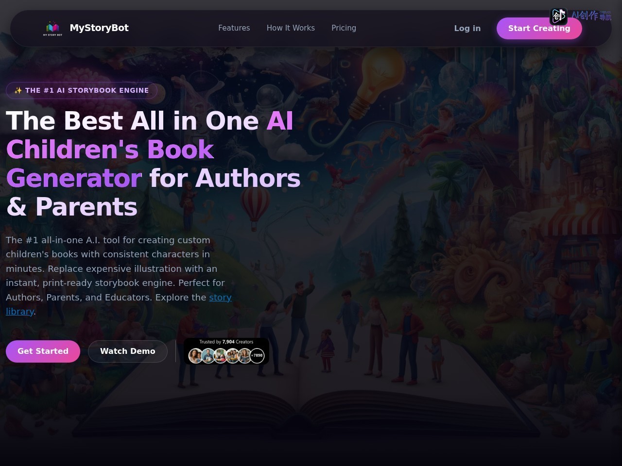 MyStoryBot 网站截图