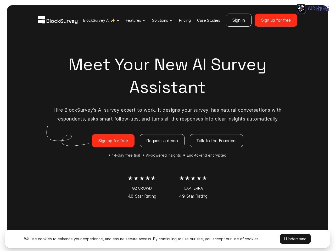 BlockSurvey 网站截图