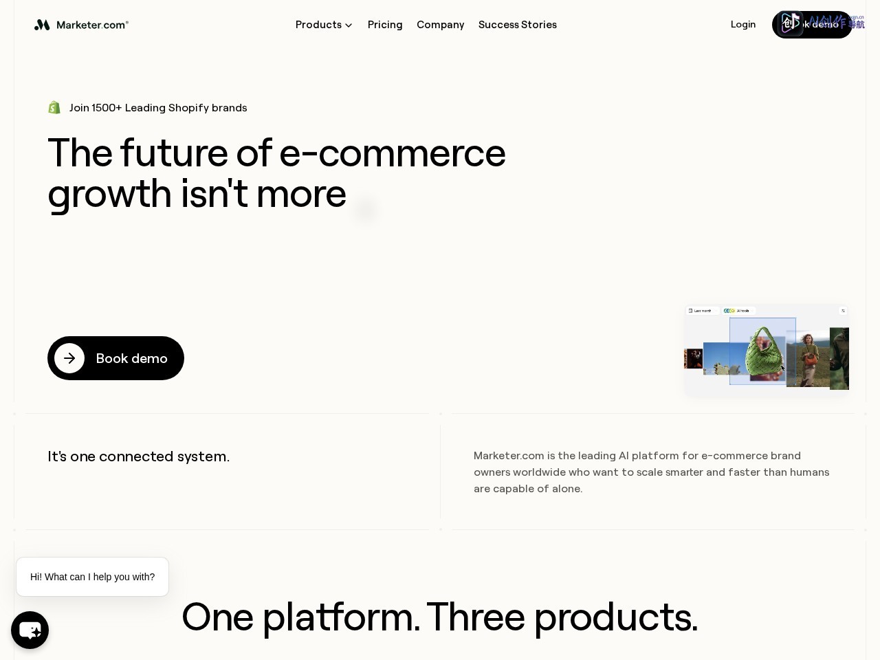 Marketer.com 网站截图