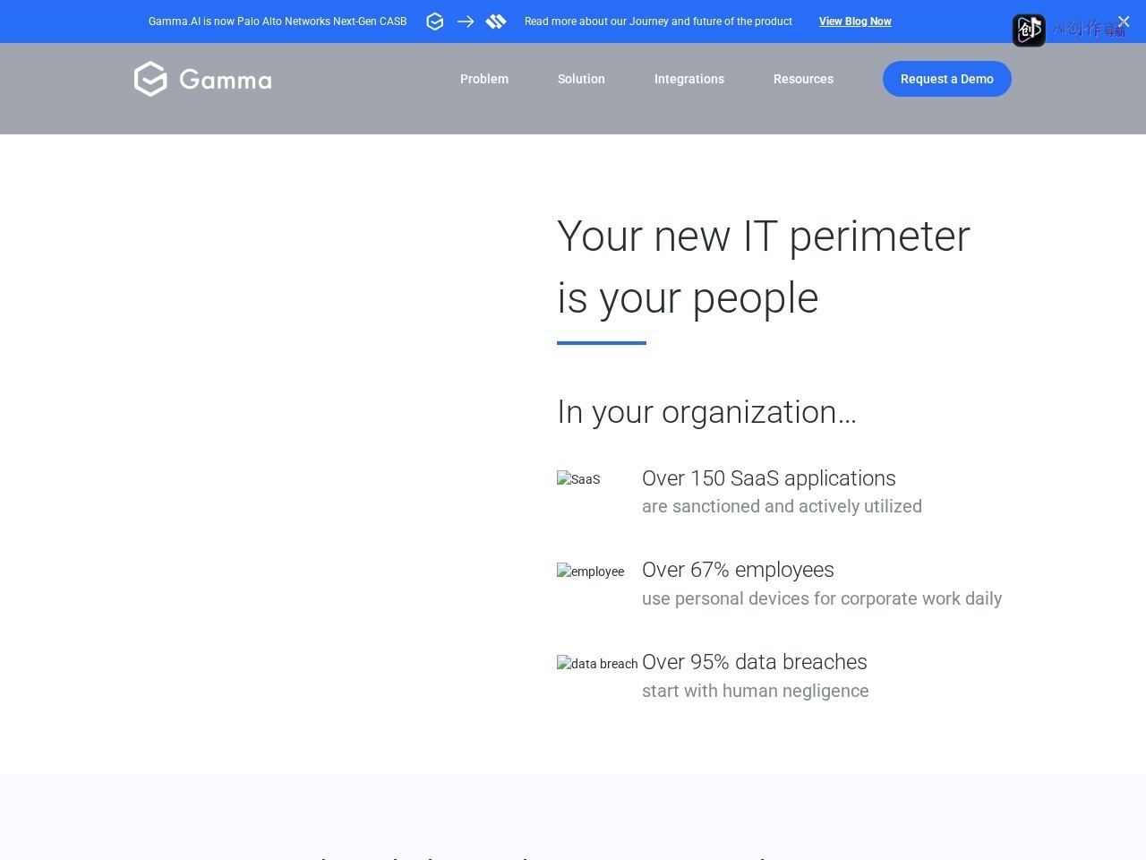 Gamma.AI 网站截图