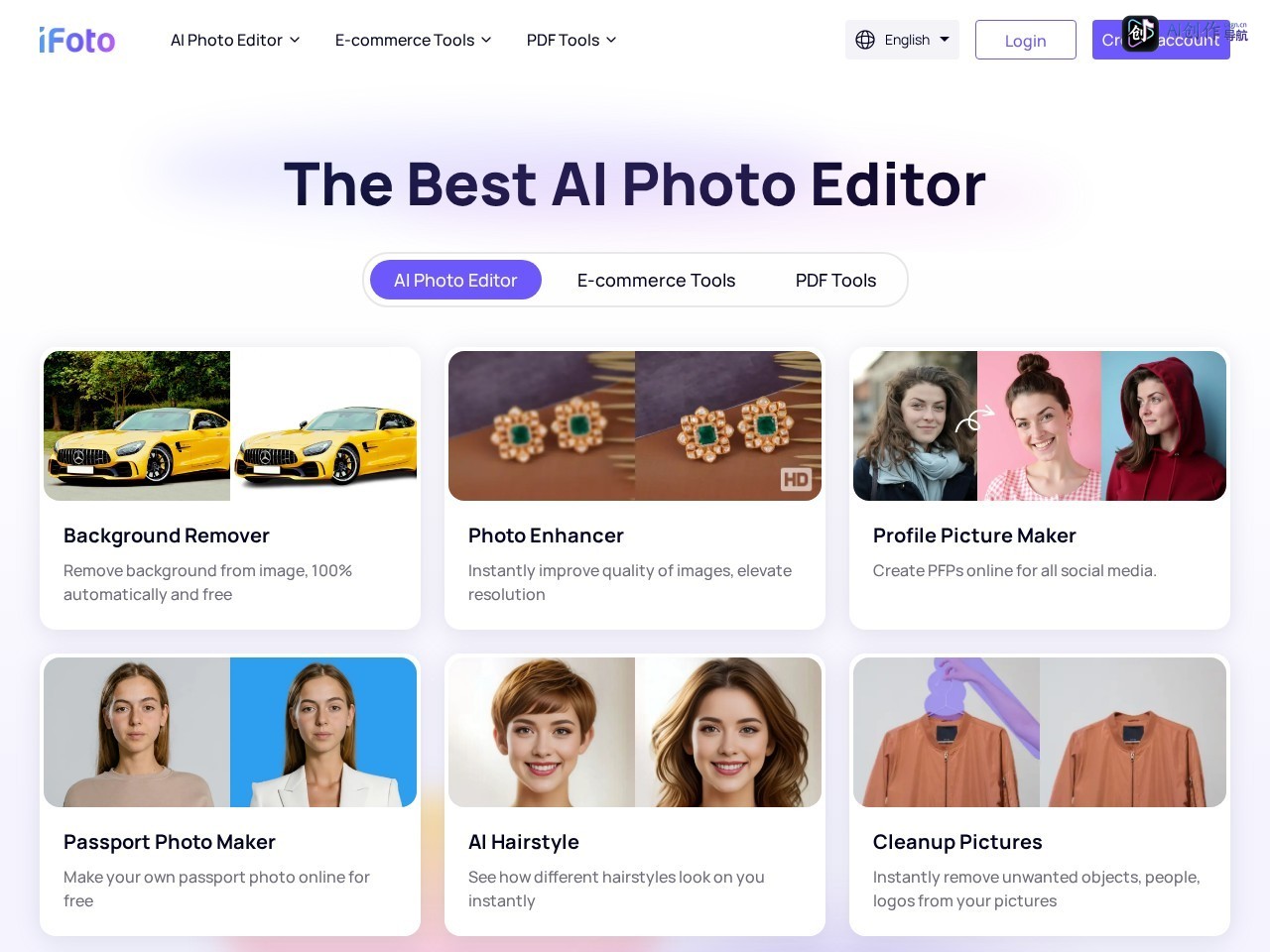 iFoto 网站截图