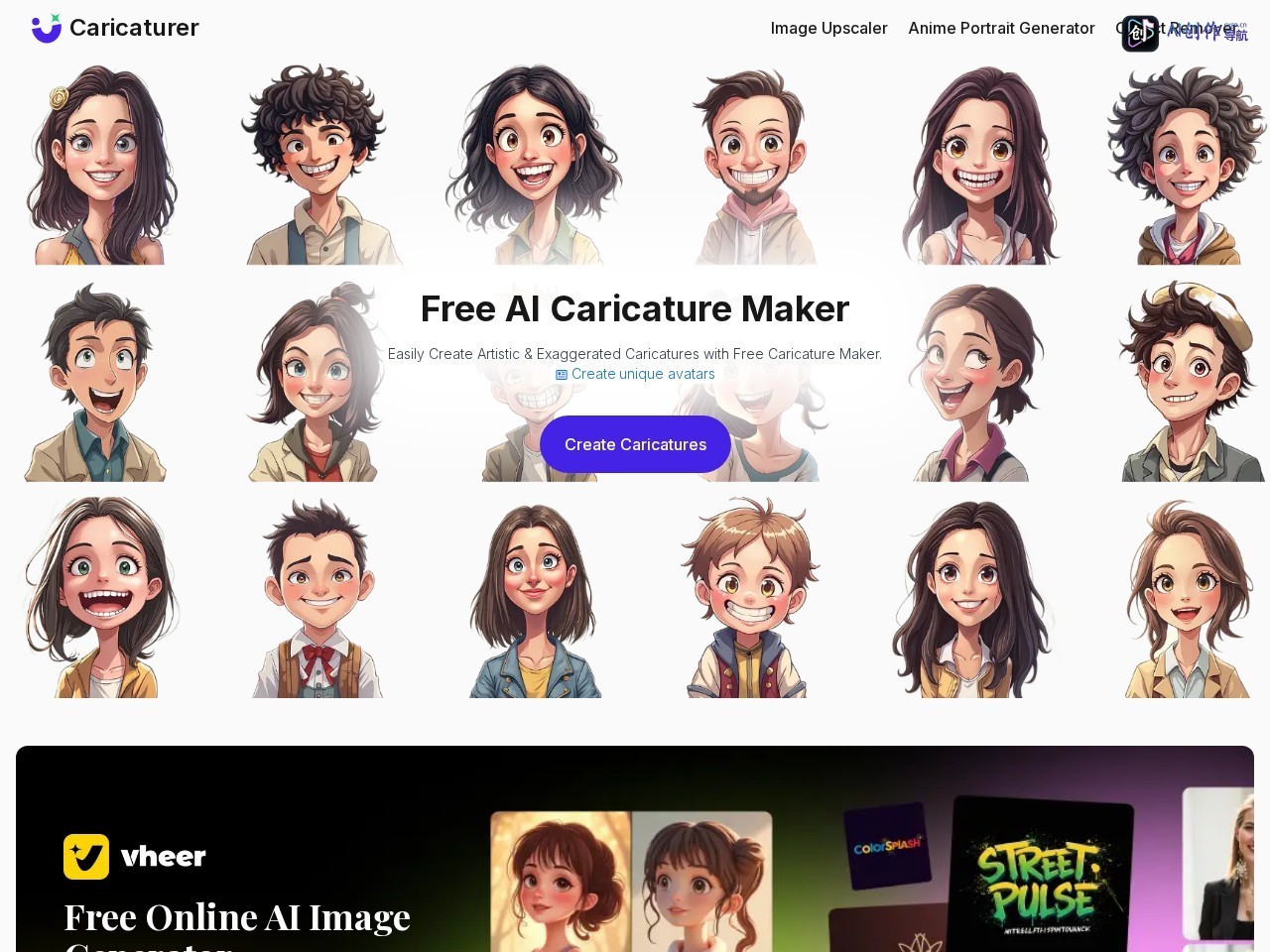 Caricaturer 网站截图