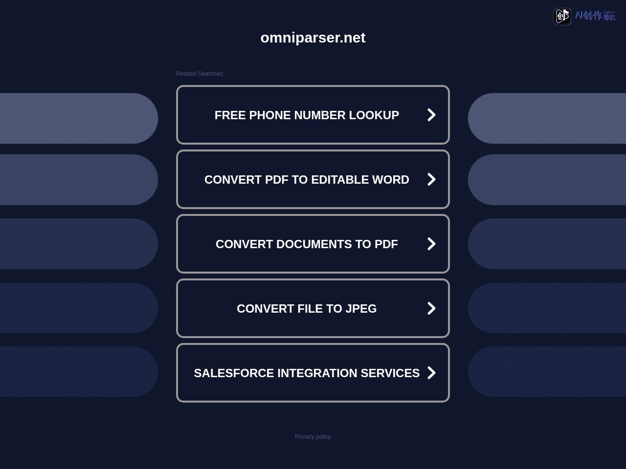 Omniparser 网站截图