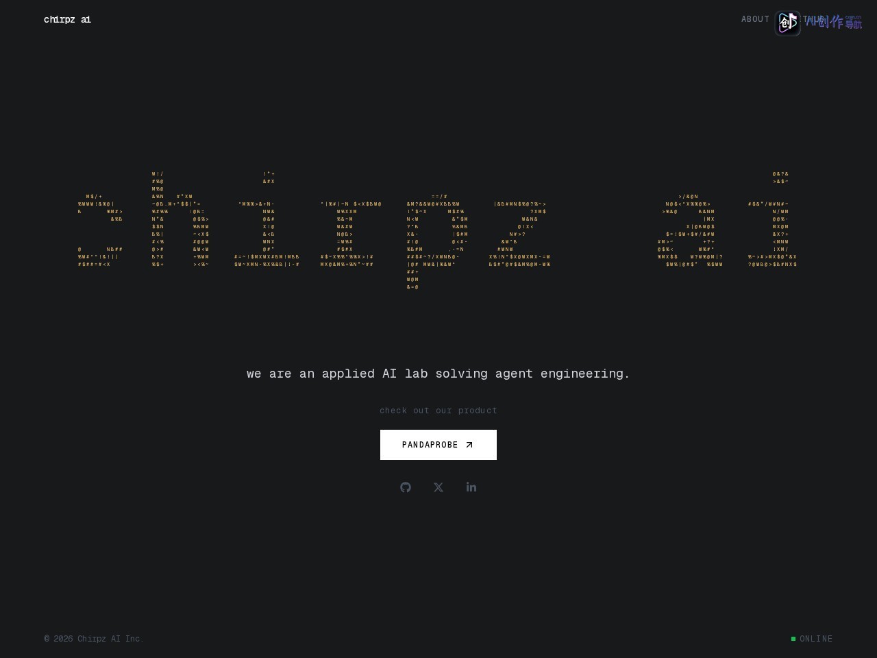 Chirpz AI 网站截图