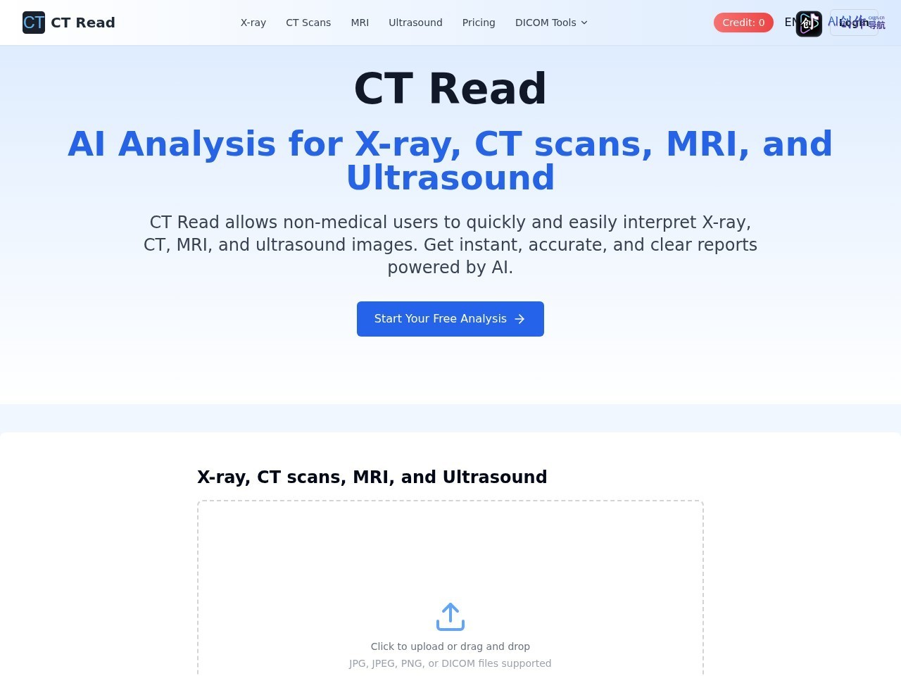 CT Read 网站截图