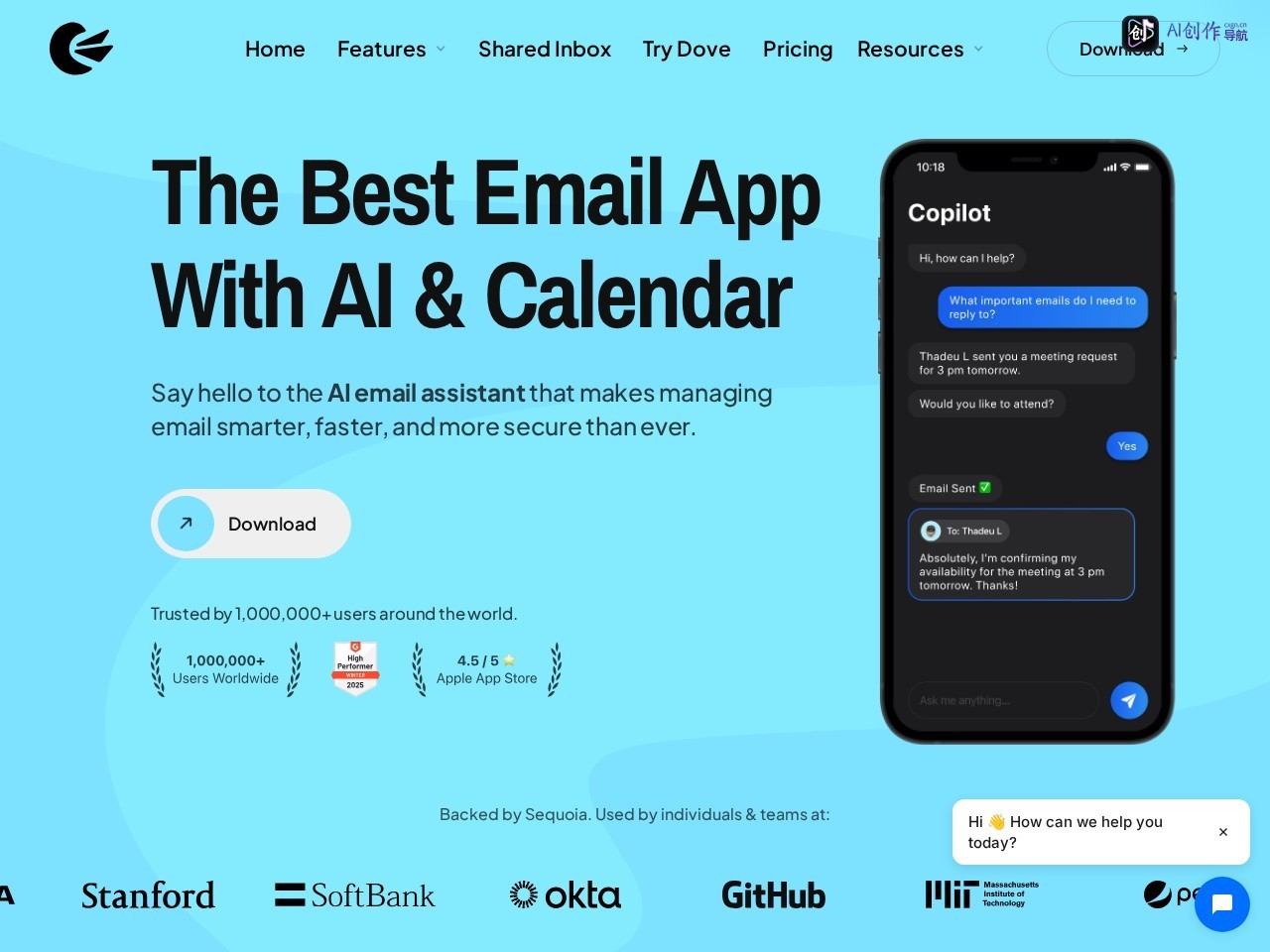Canary Mail 网站截图