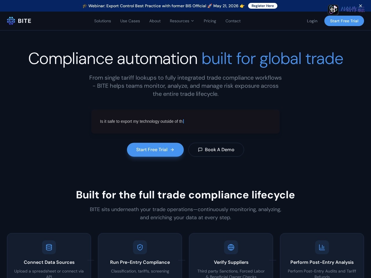 BITE Data 网站截图
