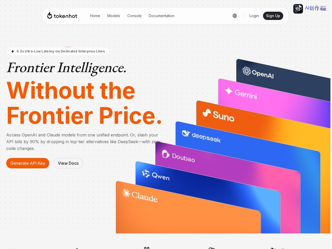 Tokenhot 网站截图