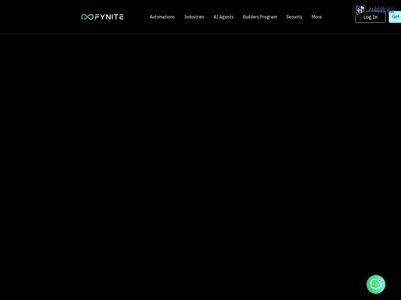 Fynite AI 网站截图