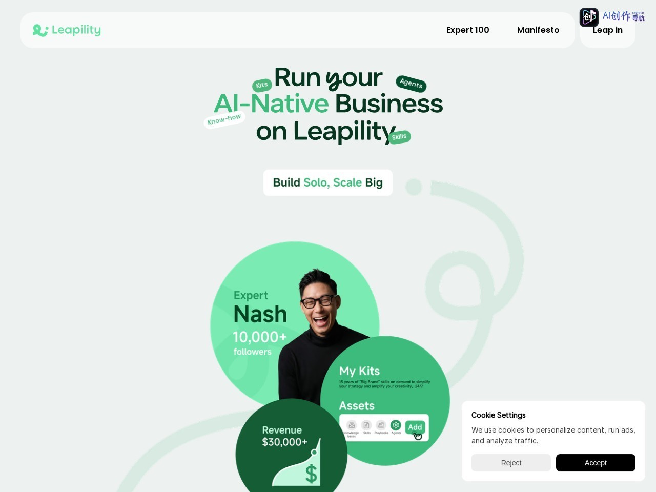 Leapility 网站截图