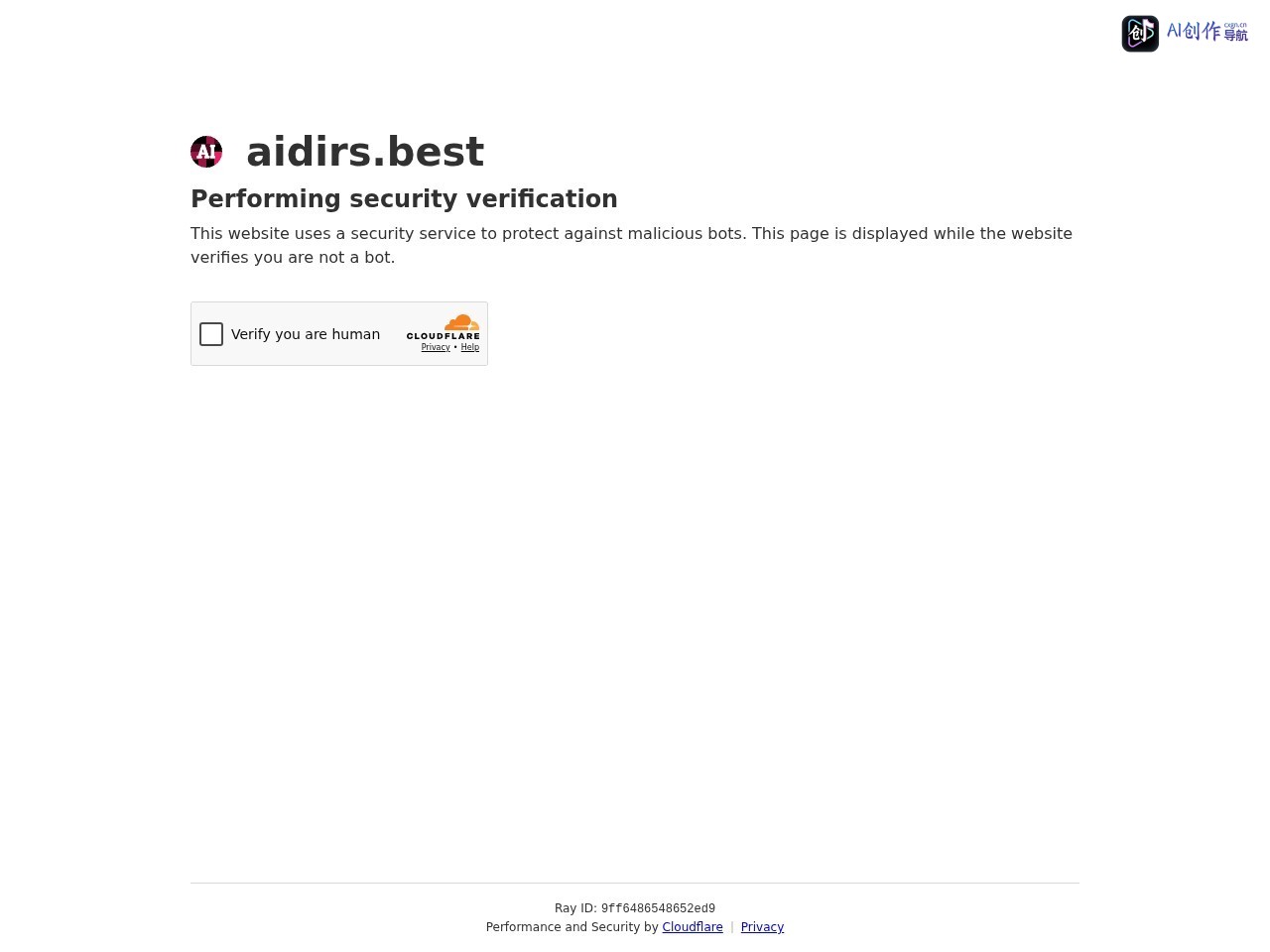 Aidirs 网站截图