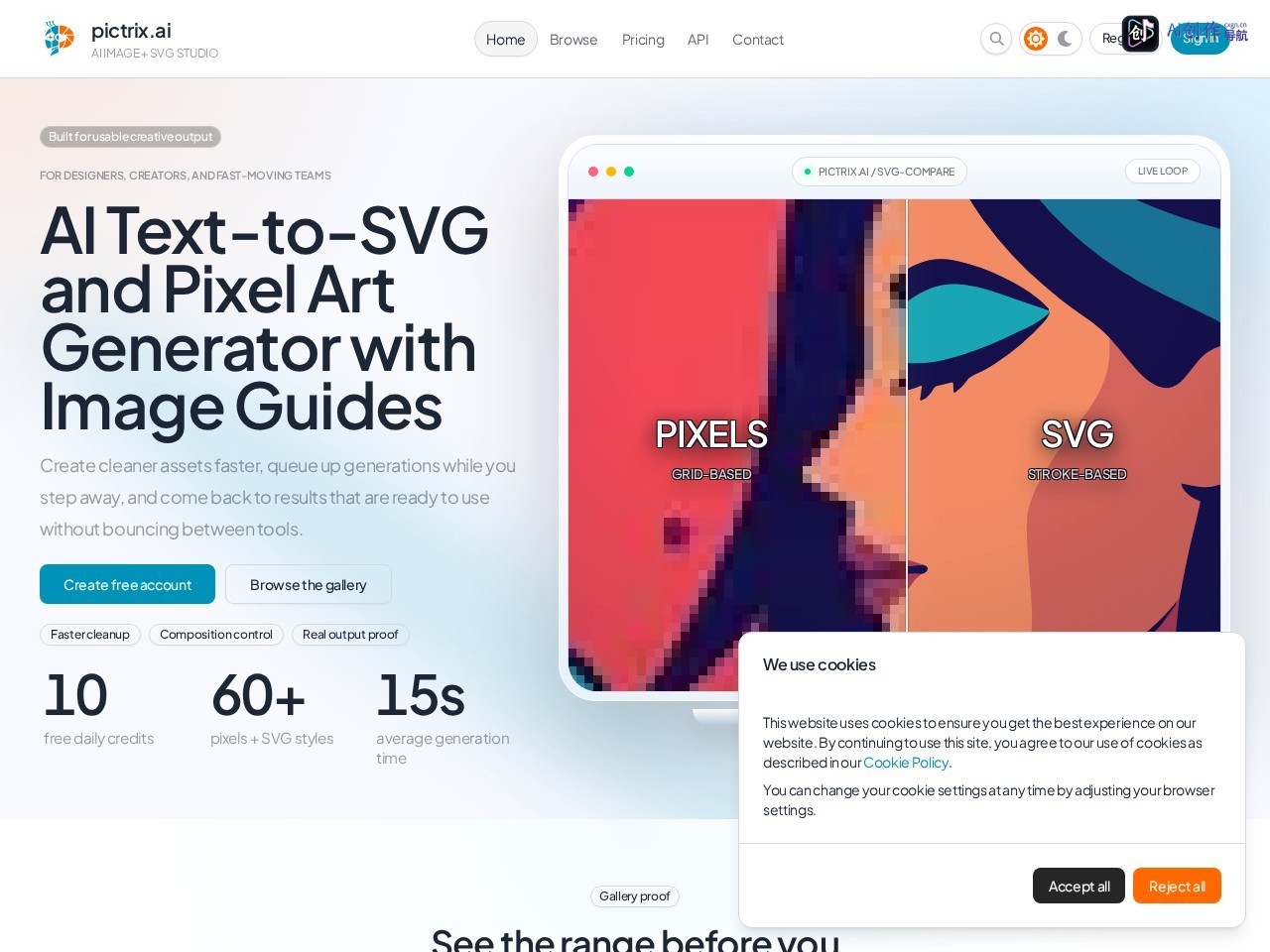 PicTrix.ai 网站截图