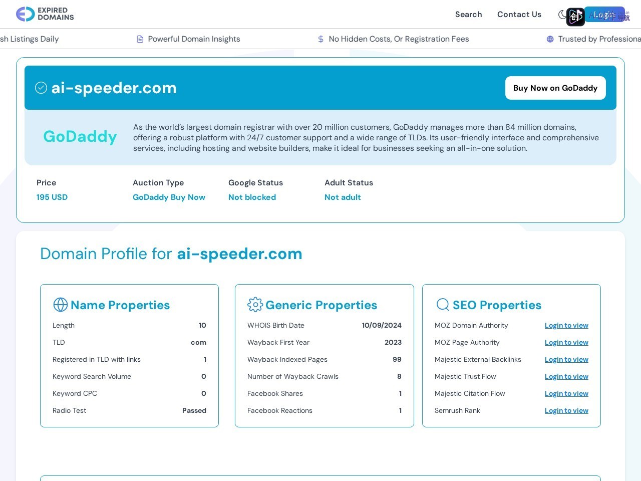 ai-speeder.com 网站截图