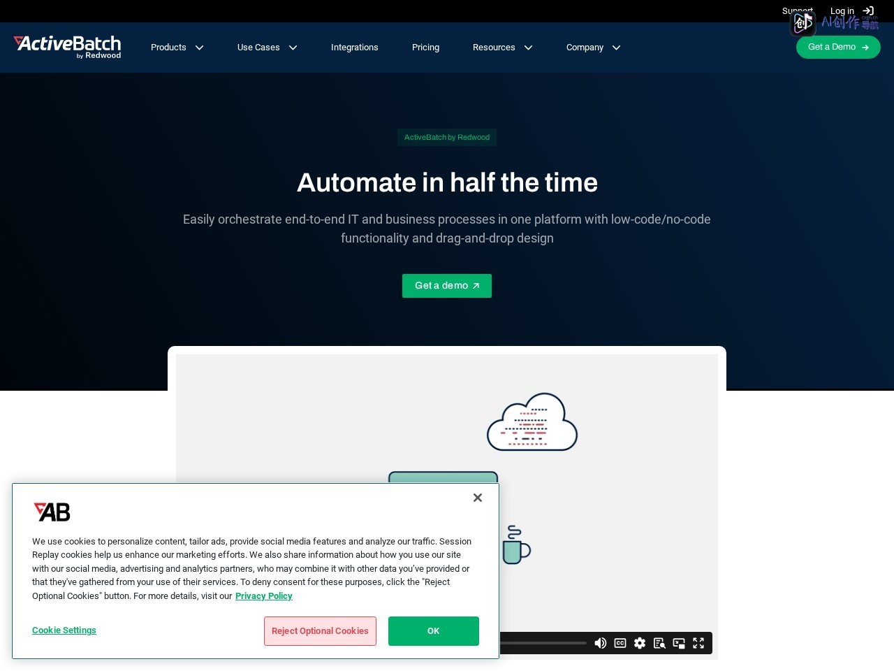 ActiveBatch 网站截图