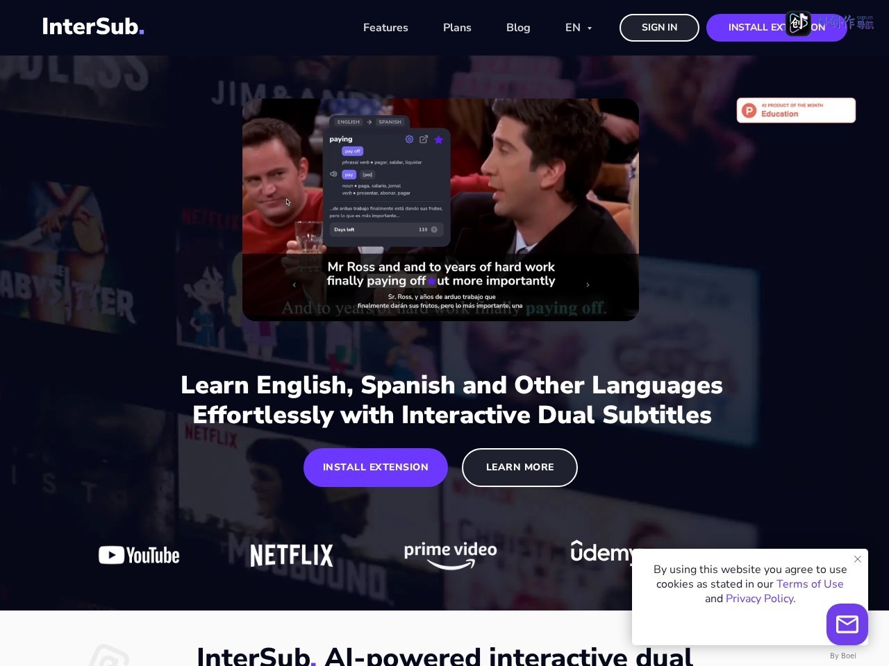 InterSub 网站截图