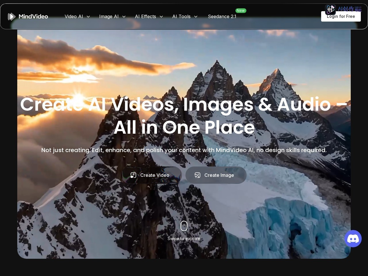 MindVideo AI 网站截图
