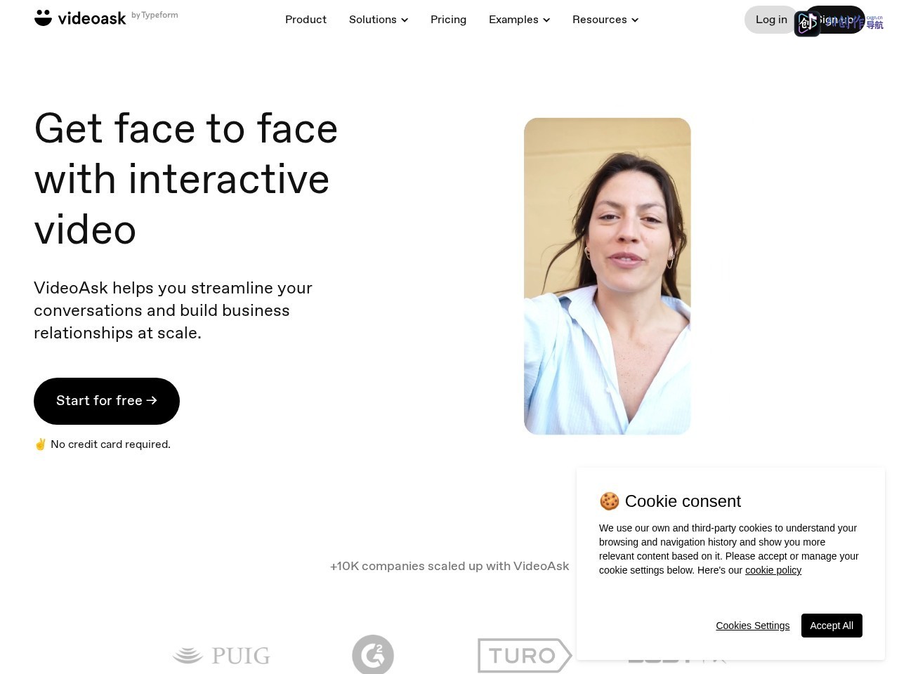 VideoAsk 网站截图