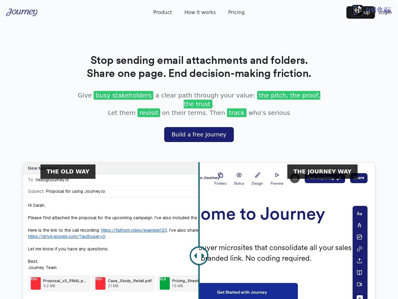Journey.io 网站截图