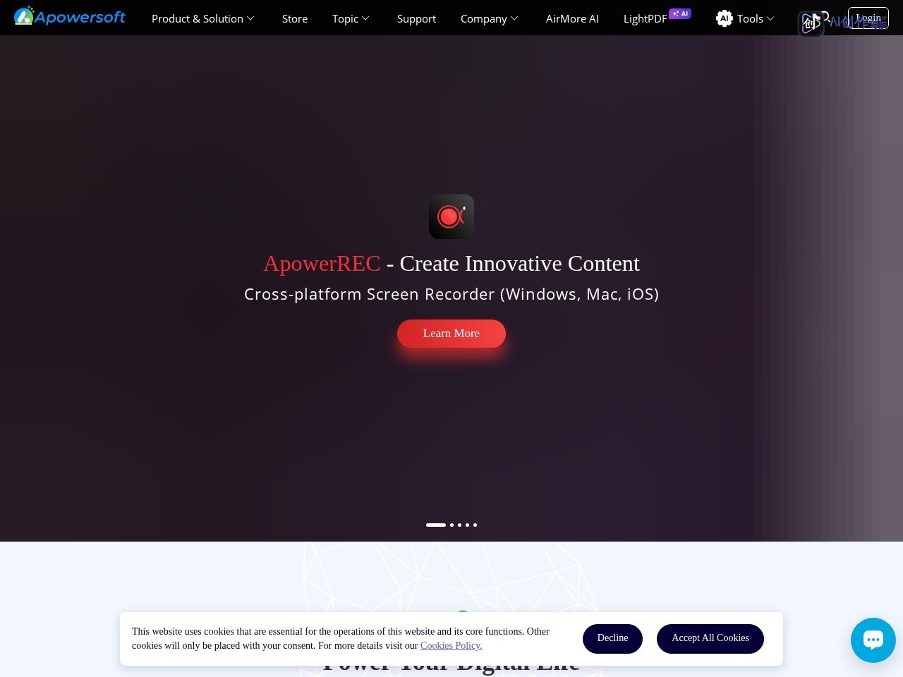 Apowersoft 网站截图