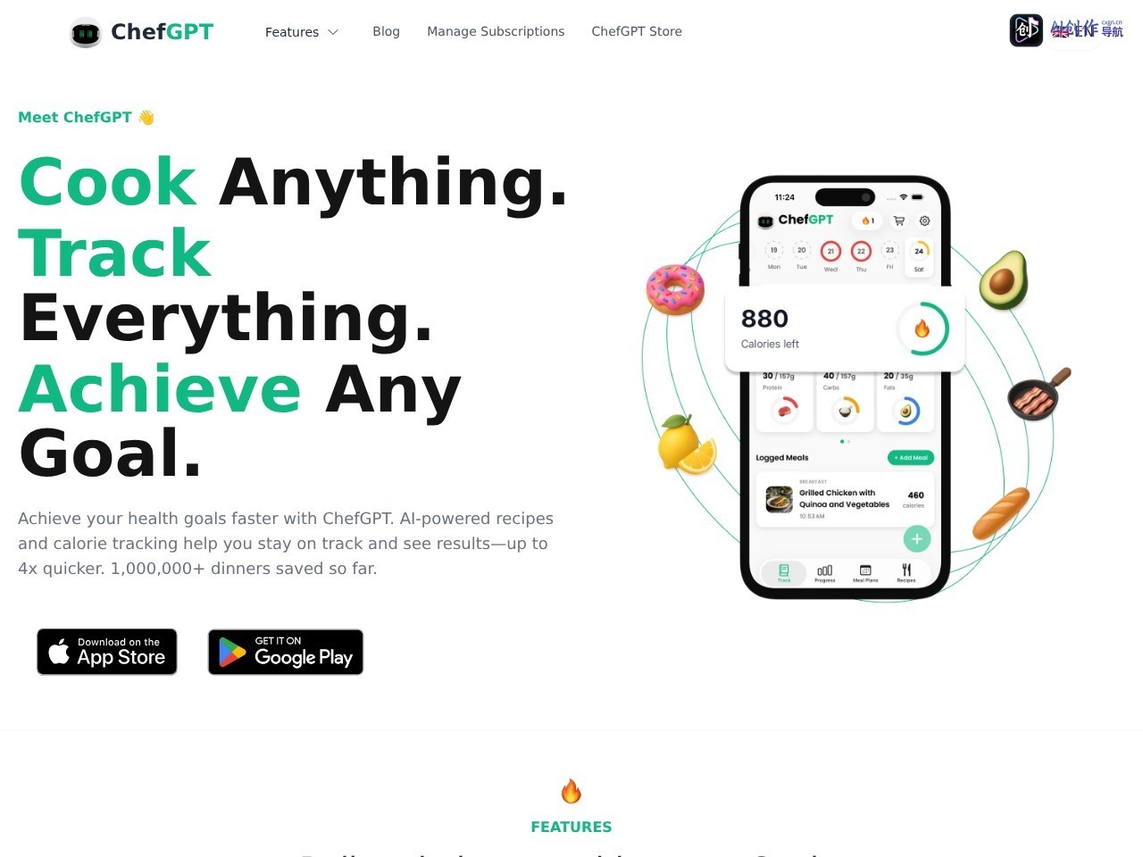 ChefGPT 网站截图
