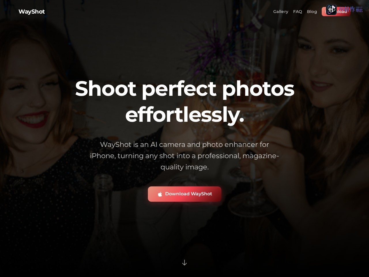 WayShot 网站截图