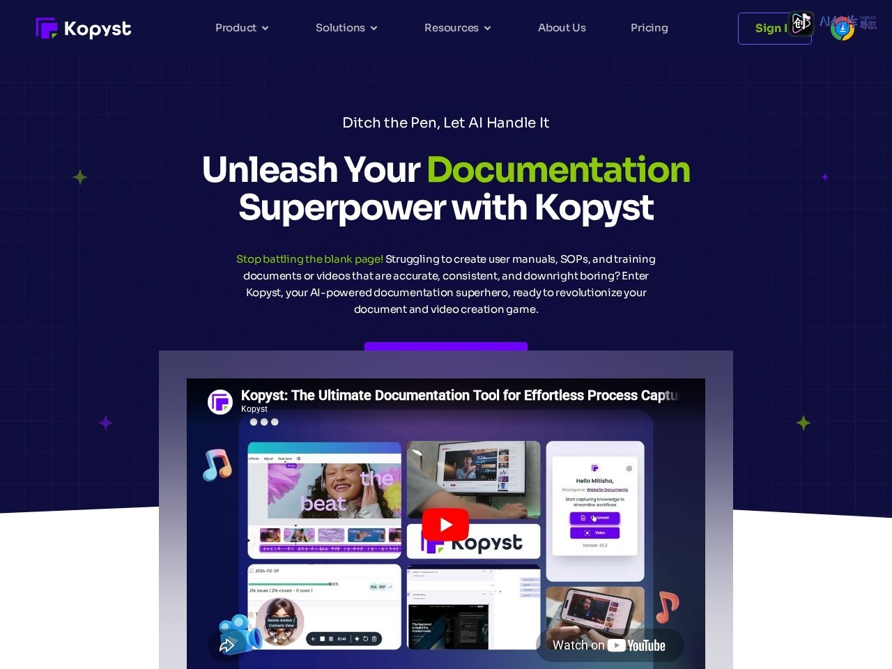 Kopyst 网站截图
