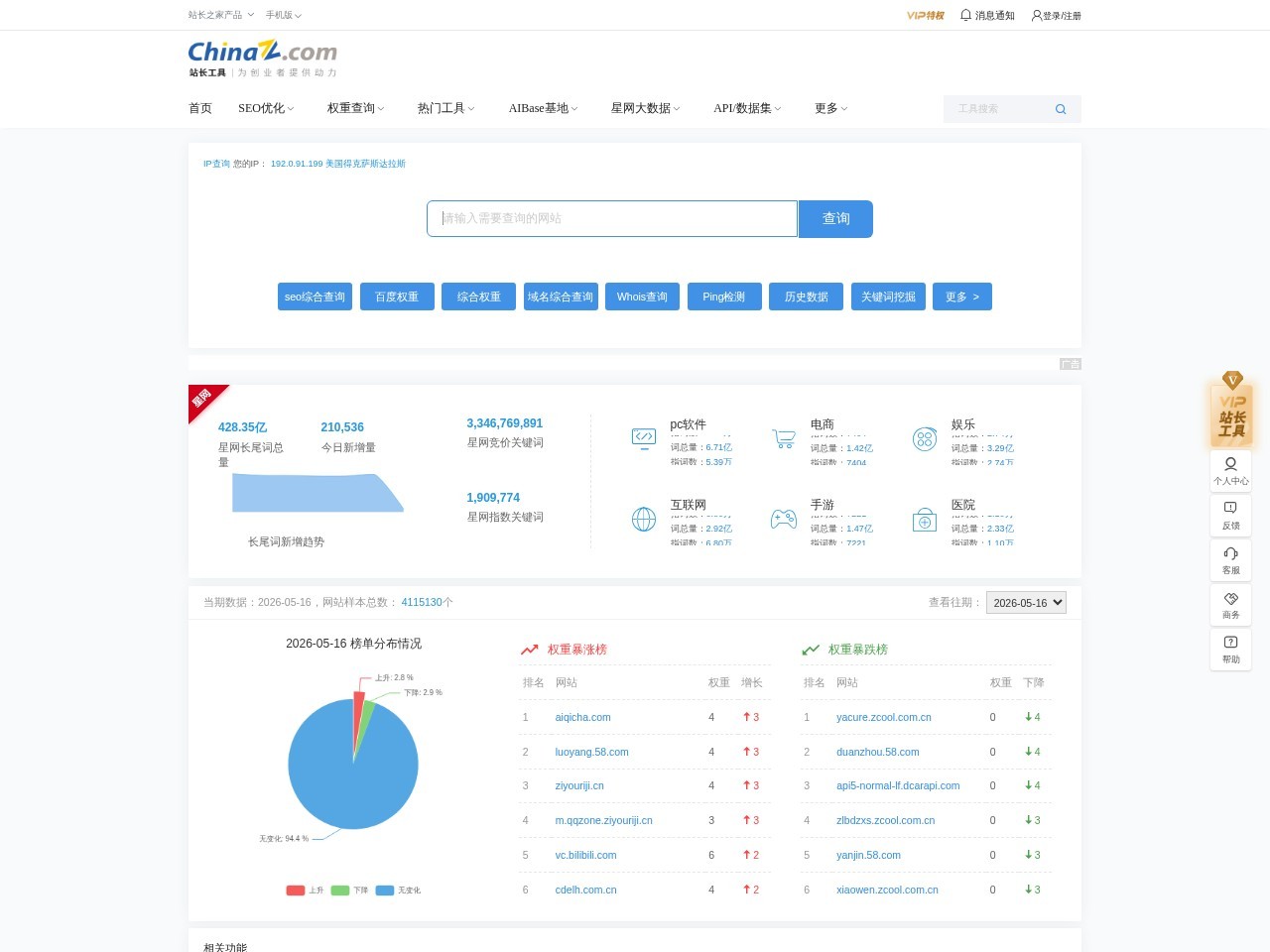 站长工具 网站截图