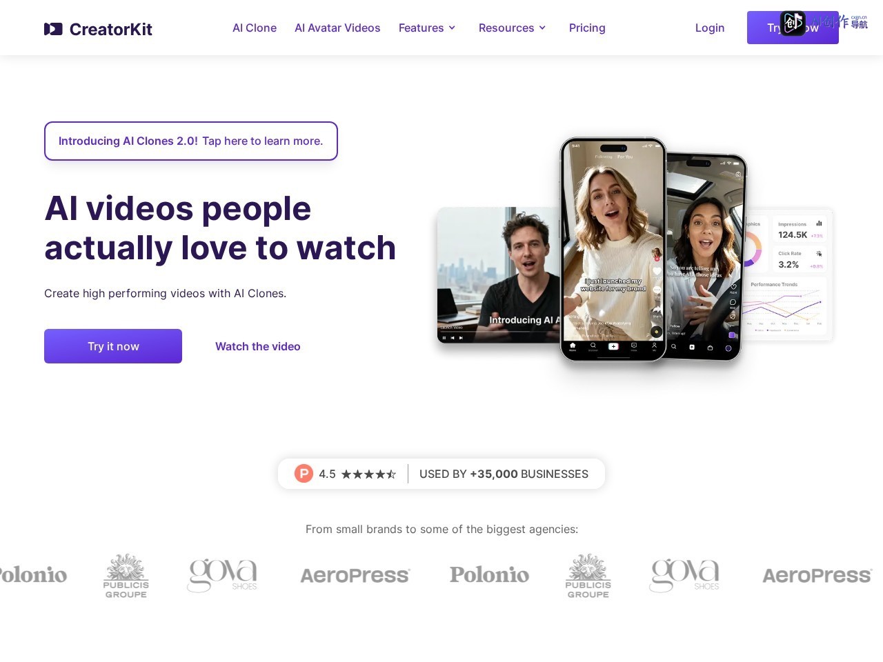 CreatorKit 网站截图