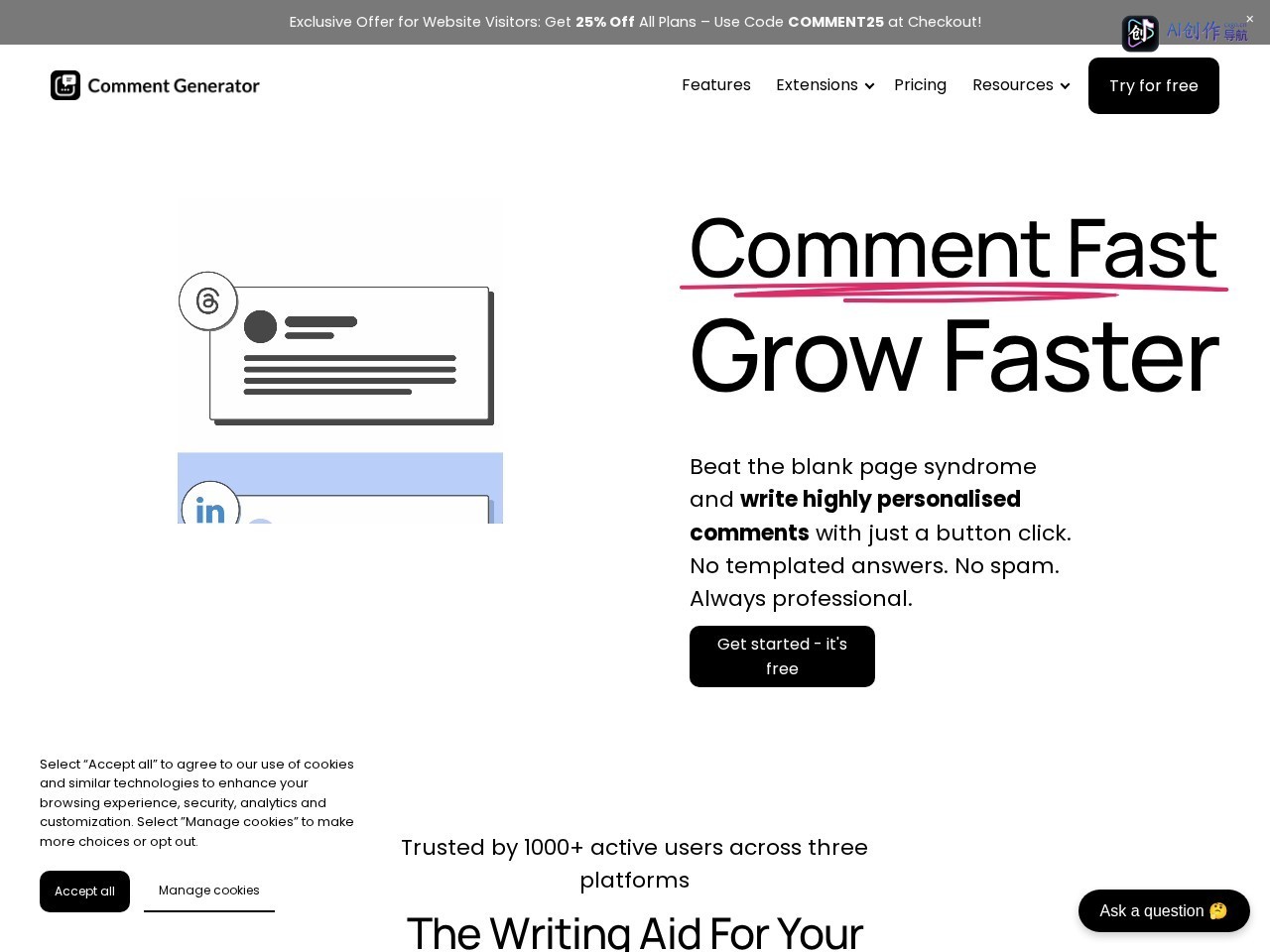 Comment Generator 网站截图