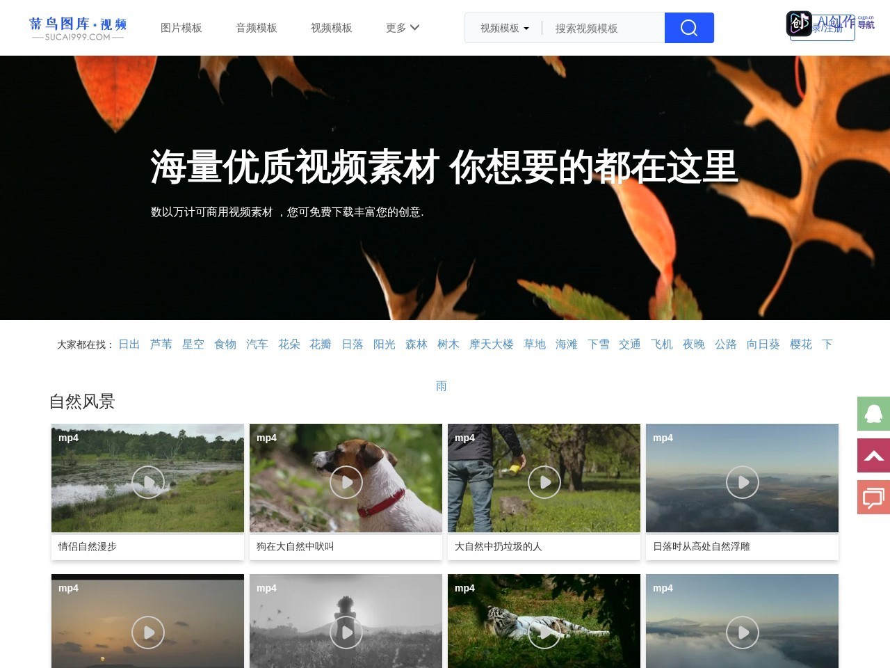 菜鸟图库 网站截图