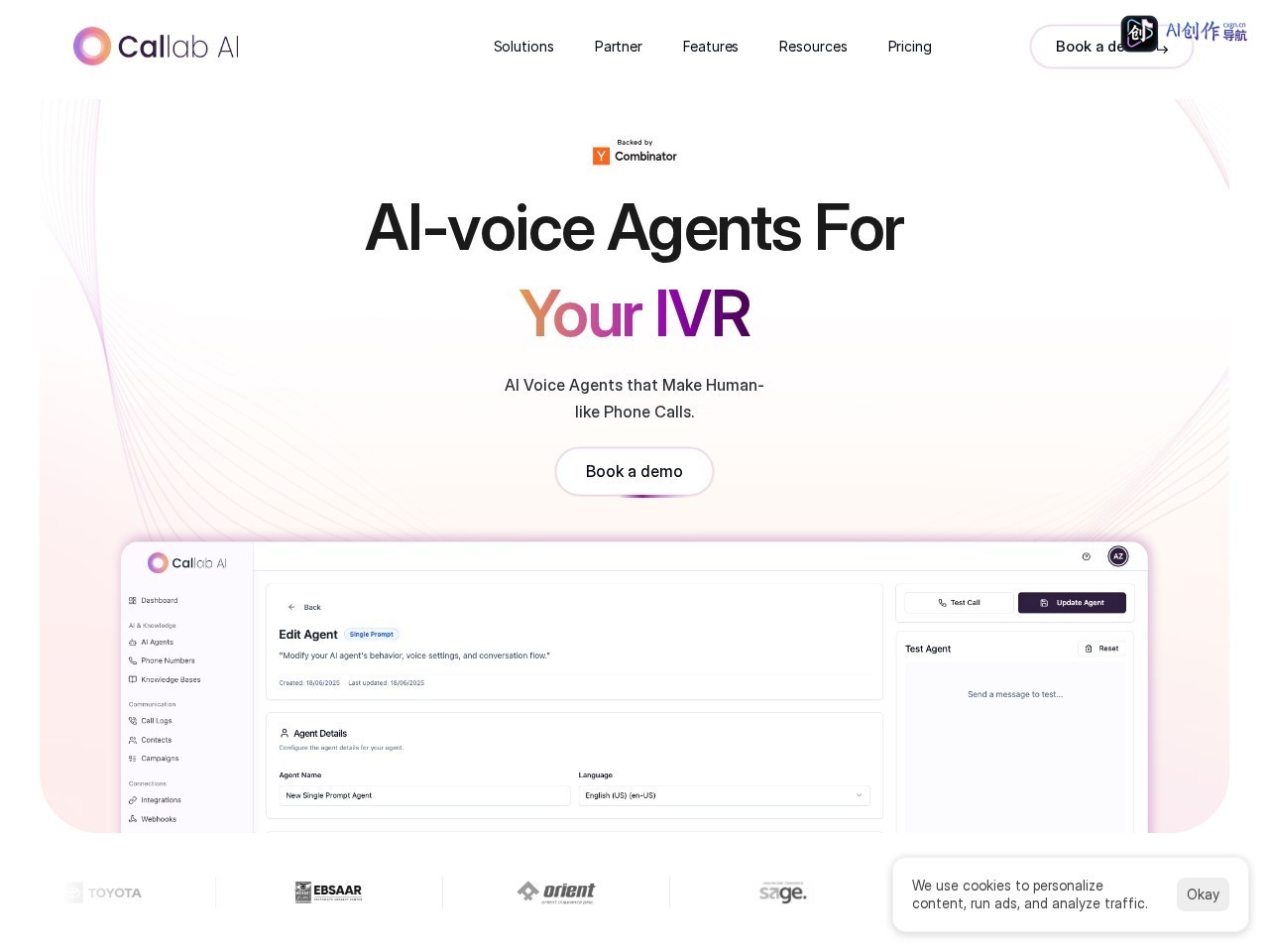 Callab AI 网站截图