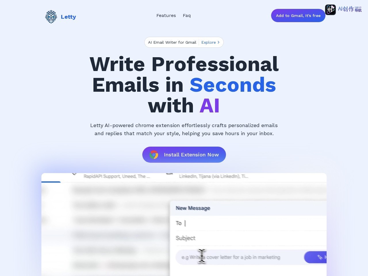Letty AI 网站截图