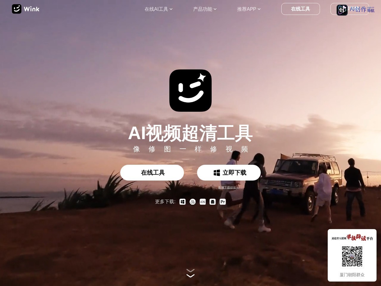 Wink 网站截图