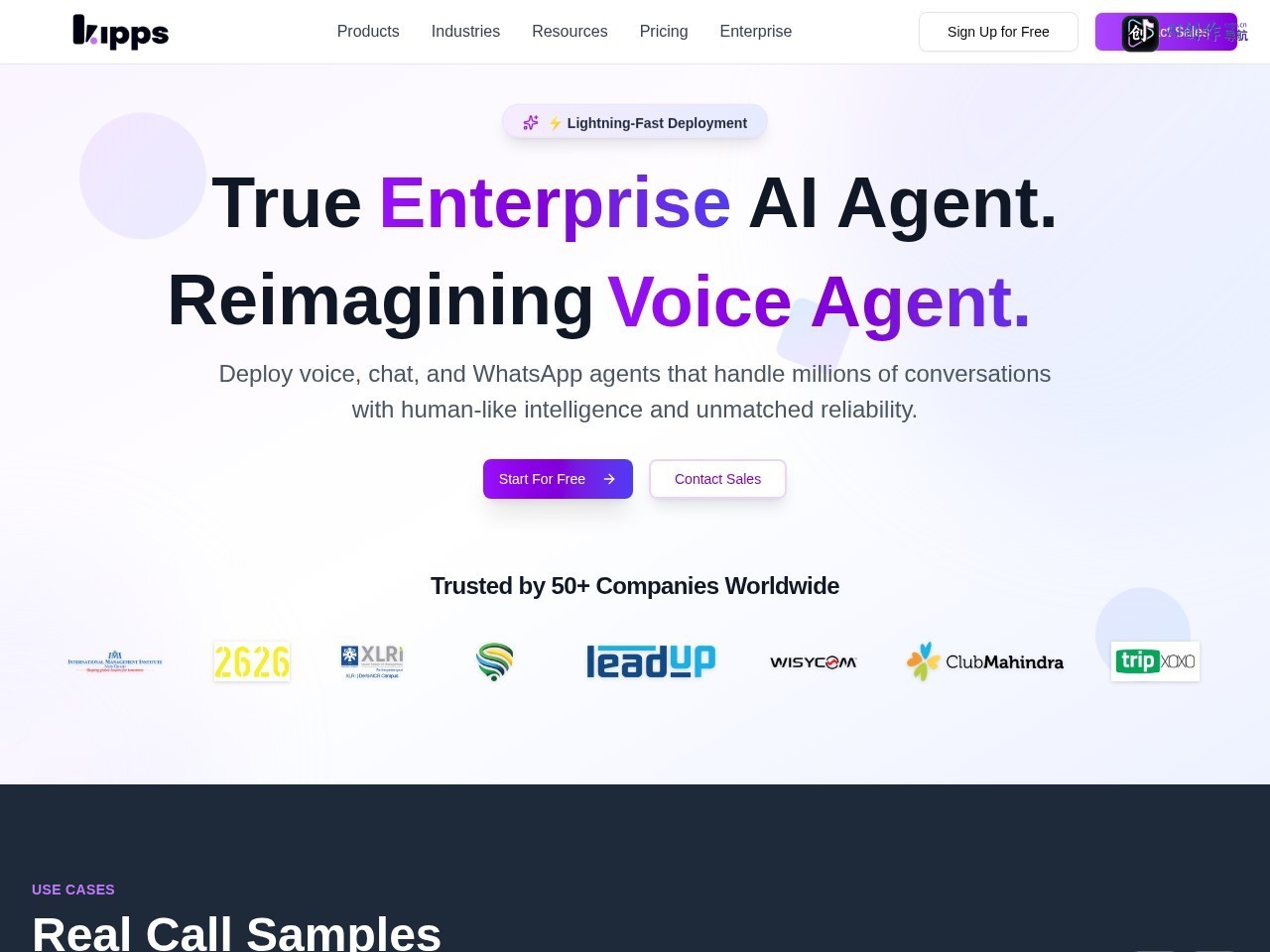 Kipps.AI 网站截图