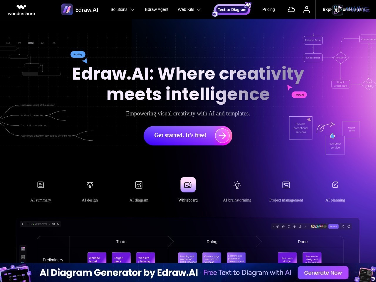Edraw.AI 网站截图