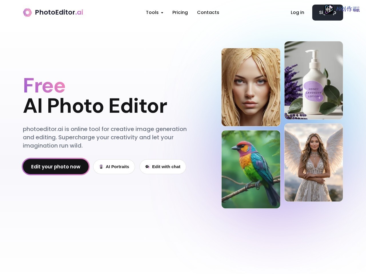 PhotoEditor.ai 网站截图