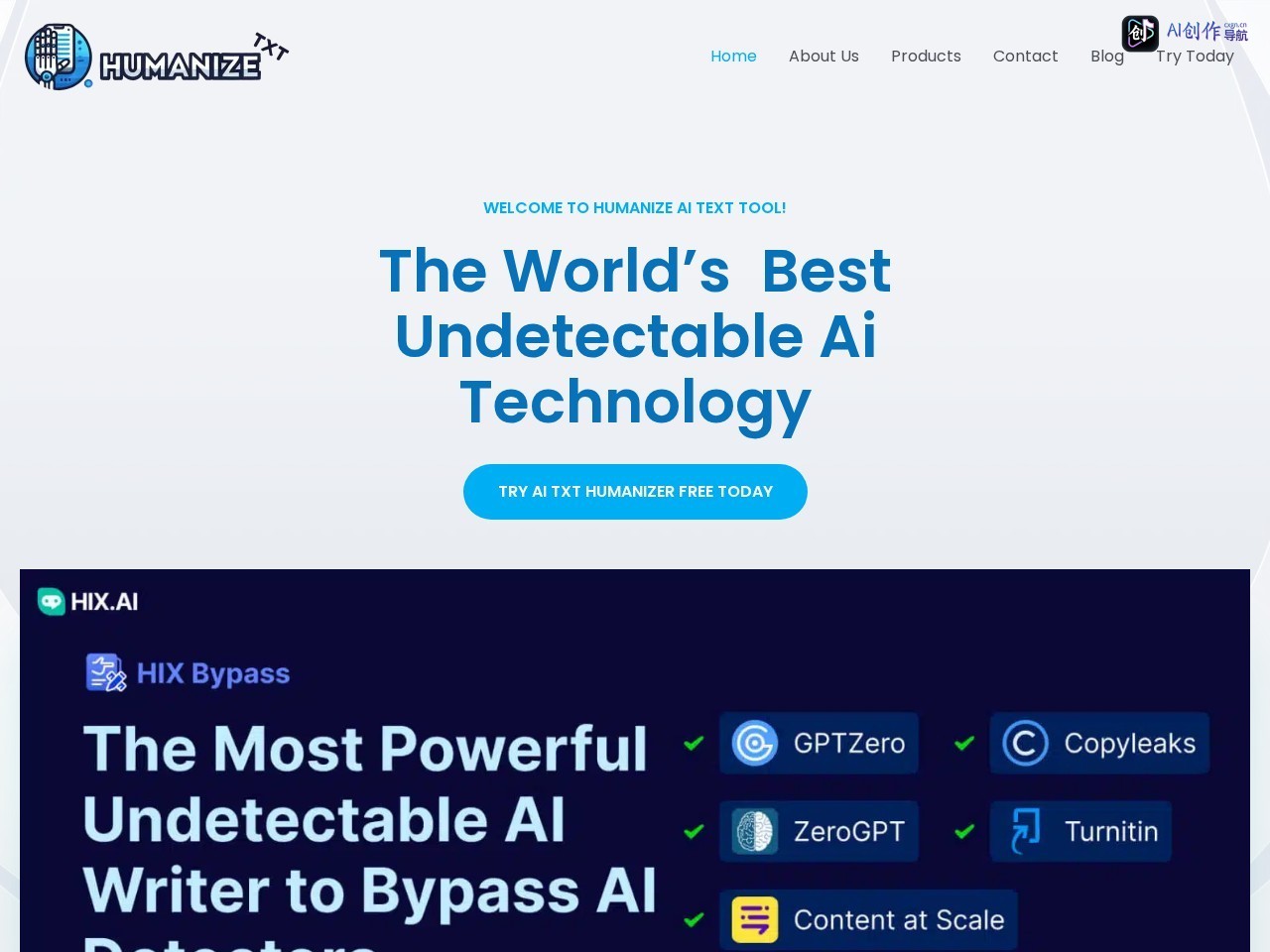HumanizeTxt 网站截图