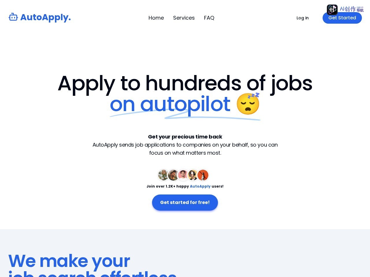 AutoApply 网站截图