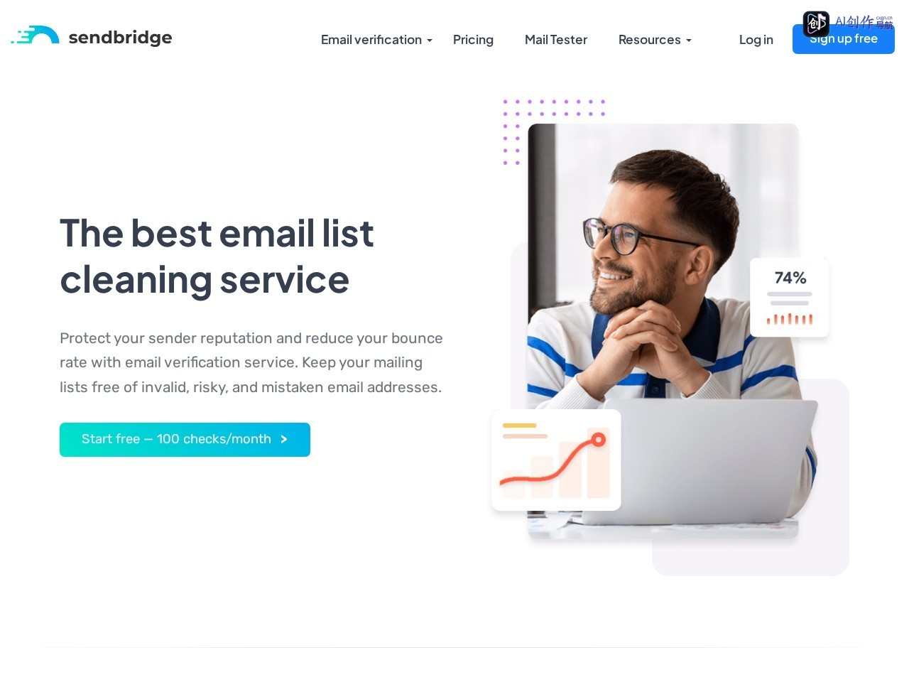 SendBridge 网站截图