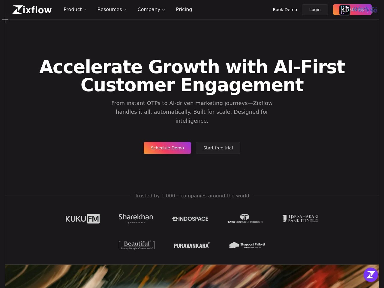 Zixflow 网站截图