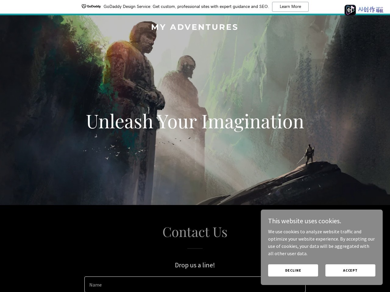 My Adventures 网站截图