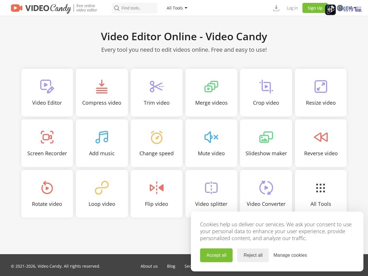 Video Candy 网站截图