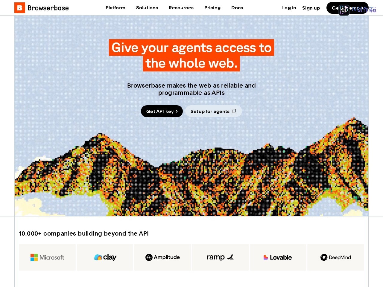 Browserbase 网站截图