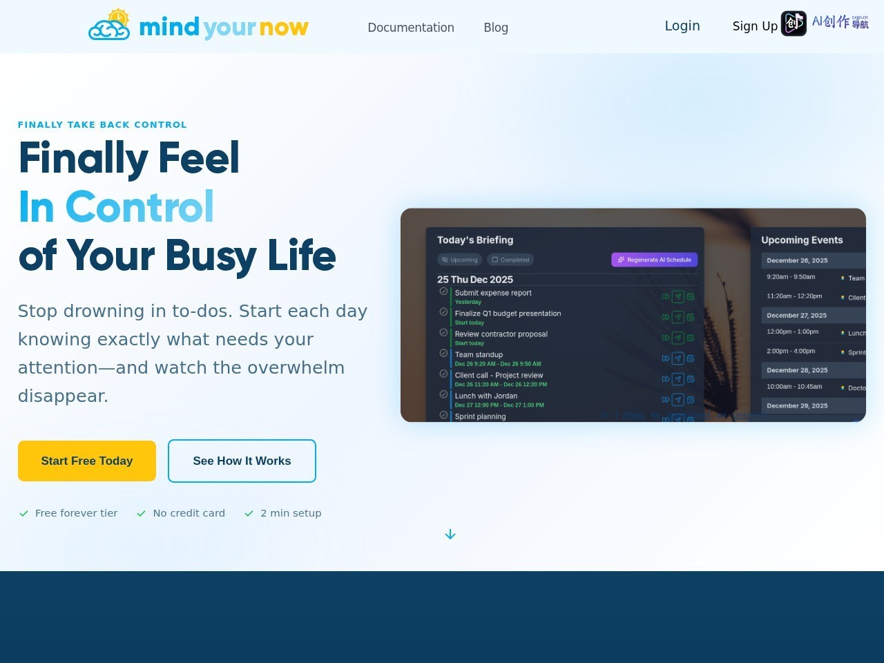 Mind Your Now 网站截图