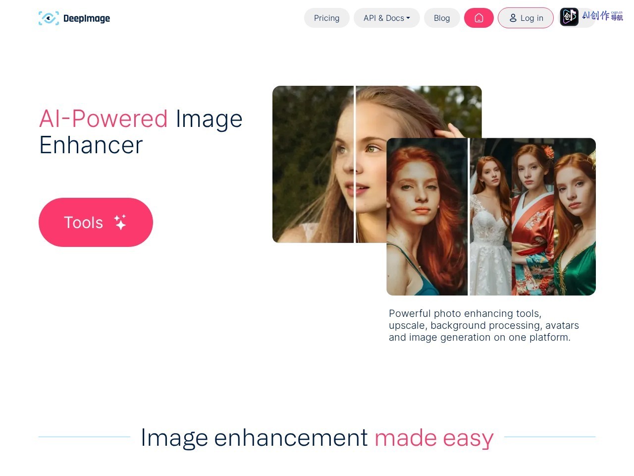 Deep-Image.ai 网站截图