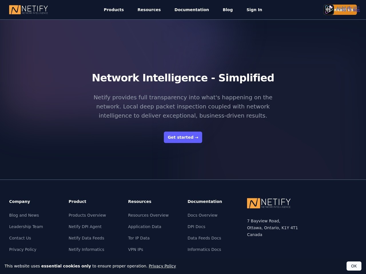 Netify 网站截图