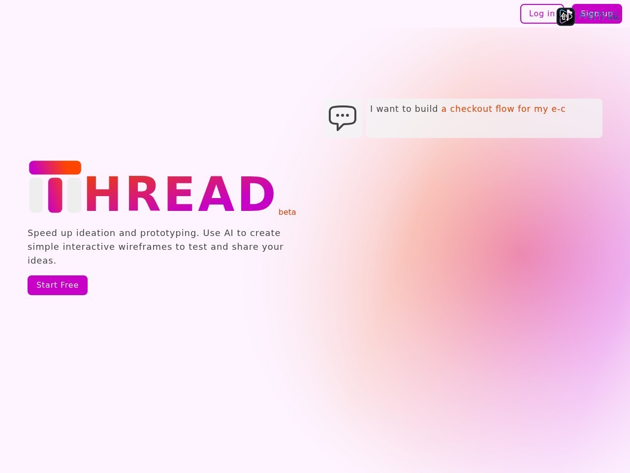 Thread App 网站截图