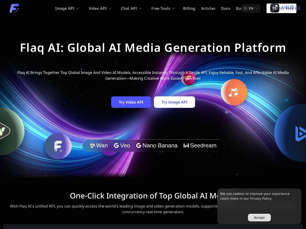 Flaq AI 网站截图